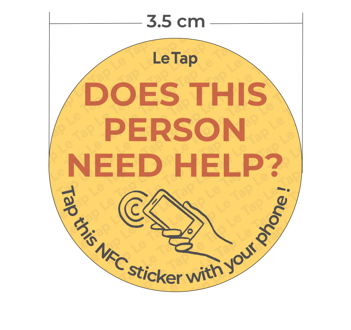 Le Tap Pack (2 stickers)