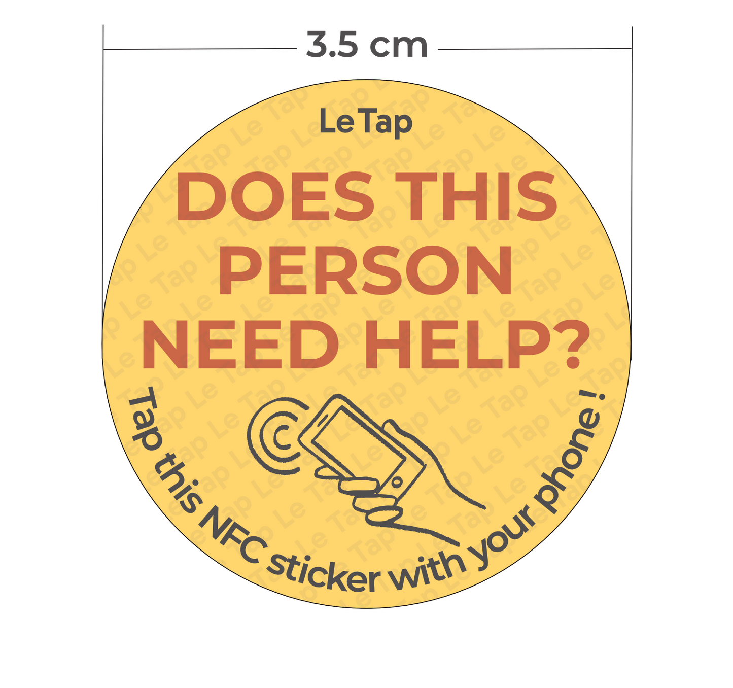 Le Tap Pack (2 stickers)