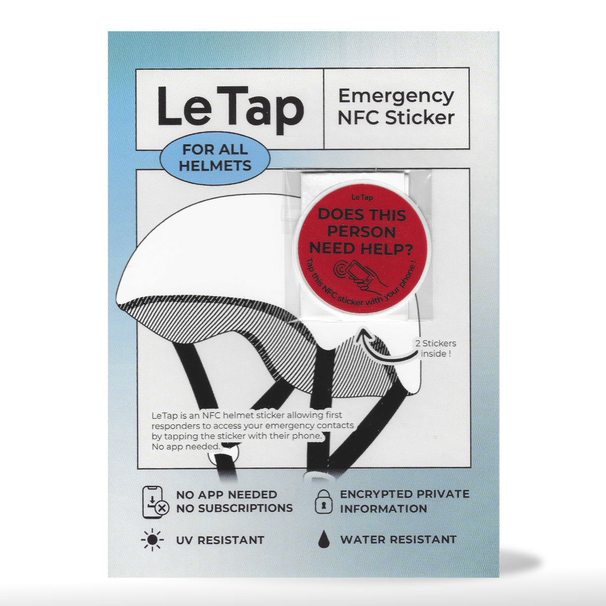 Le Tap Pack (2 stickers)