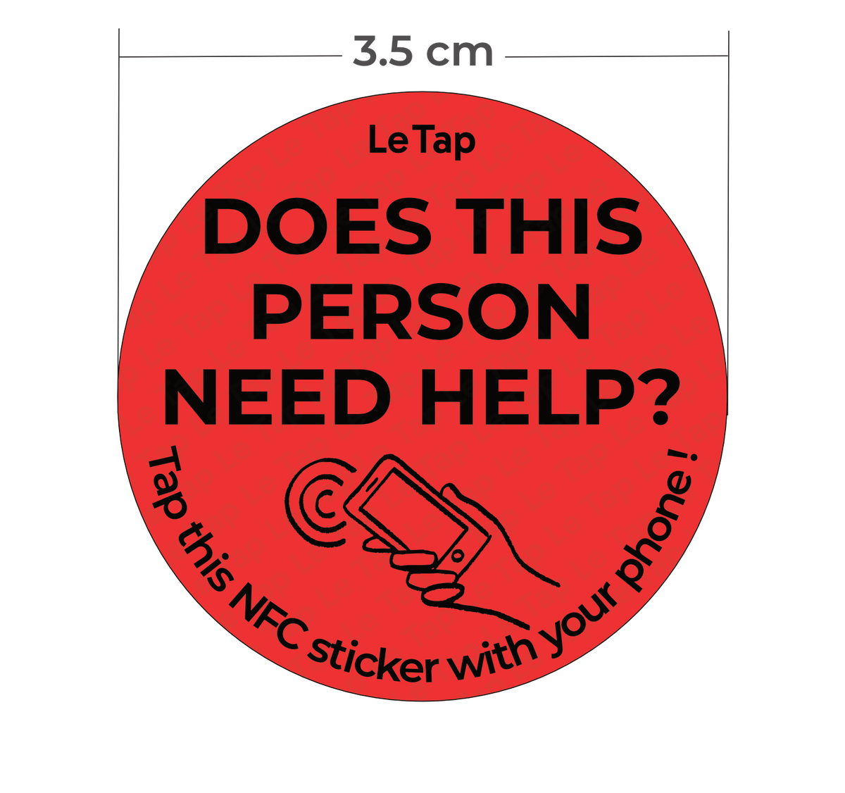 Le Tap Pack (2 stickers)