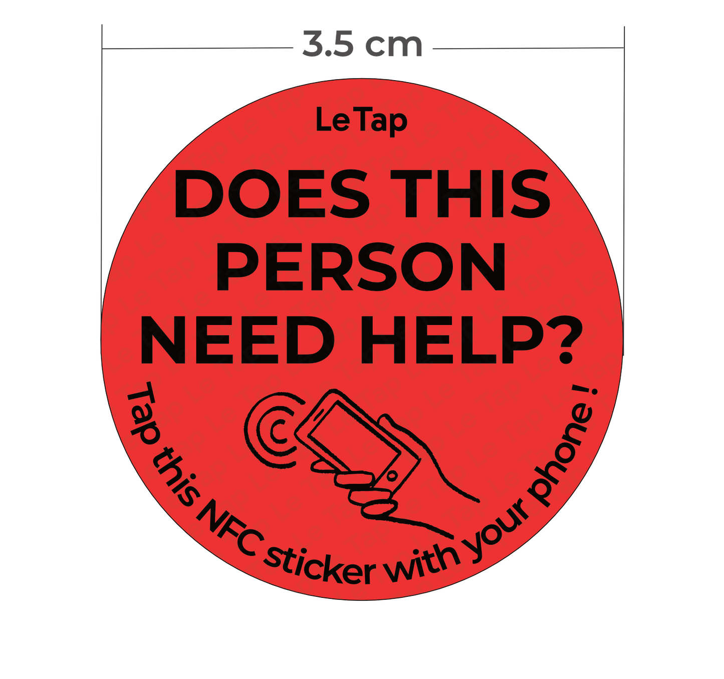 Le Tap Pack (2 stickers)