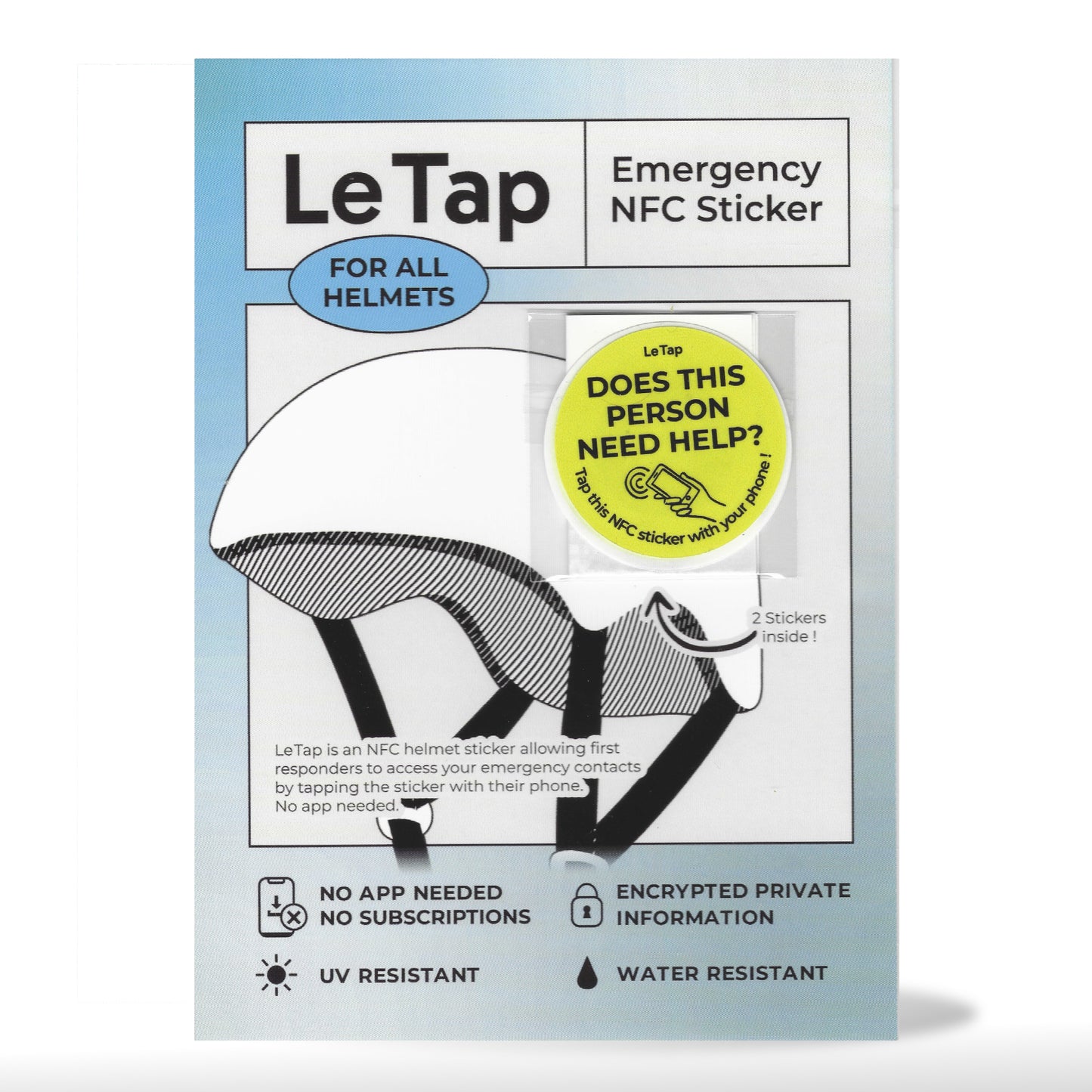Le Tap Pack (2 stickers)