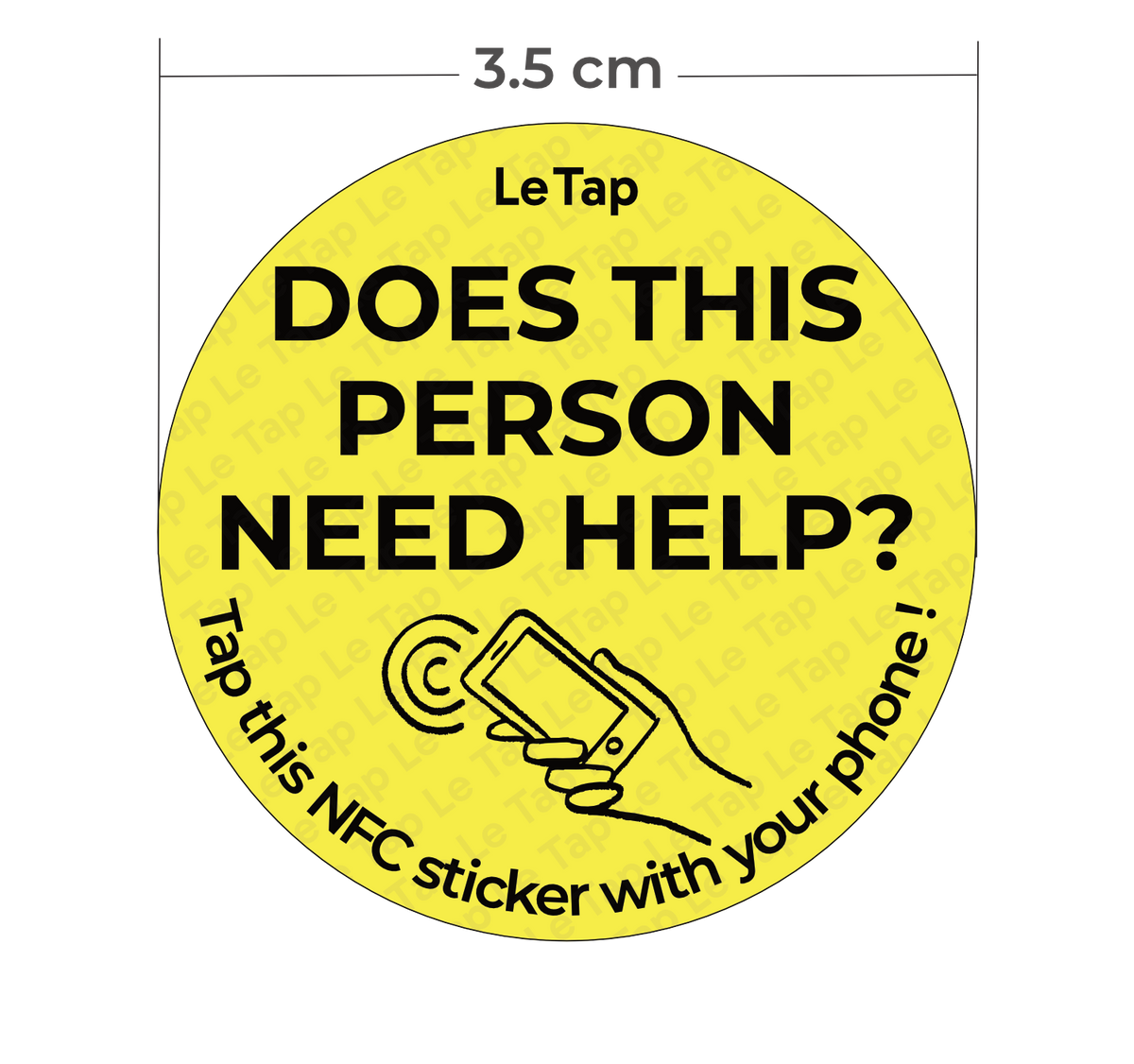 Le Tap Pack (2 stickers)