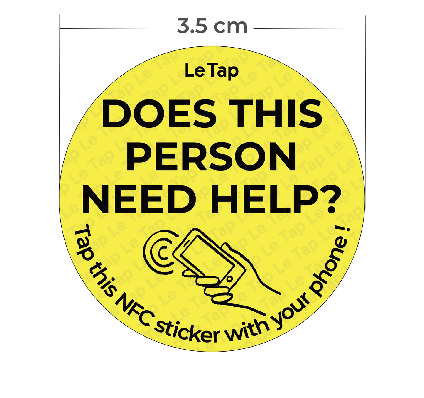 Le Tap Pack (2 stickers)